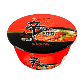 Premium Shin Original Ramyun Noodle Soup -Korean Style Gourmet Spicy Flavor Ramen Instant Noodles ,3.03oz