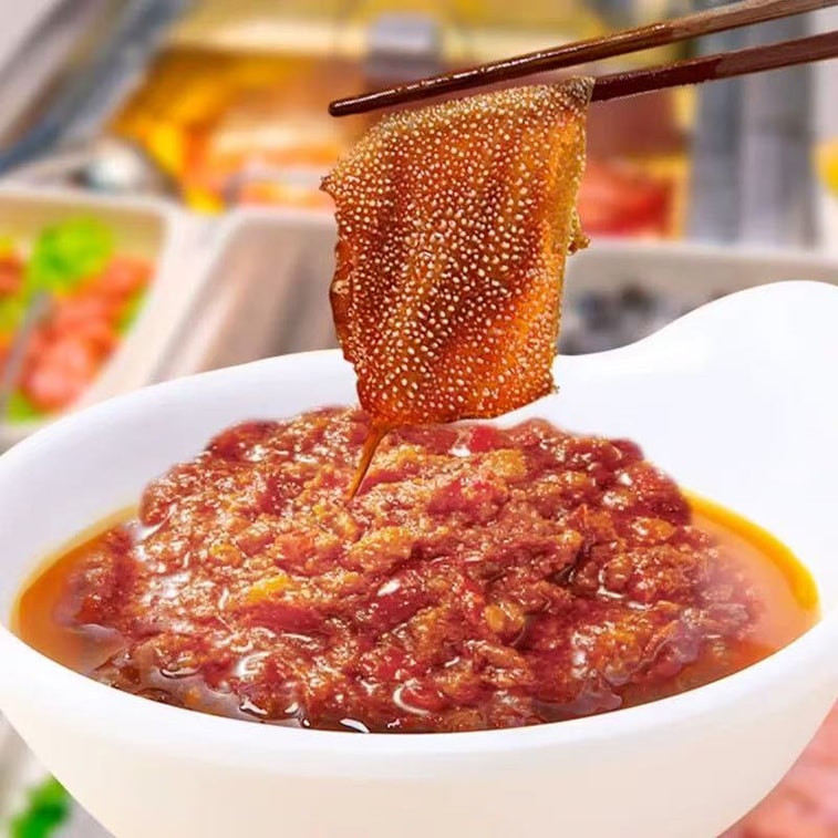  海底撈 【招牌火鍋店同款蘸料】 火鍋蘸料烤肉蘸料 瑤柱香菇醬80g*2包 【拌麵拌菜 一料多用】【一碟多蘸 地道川味】 3