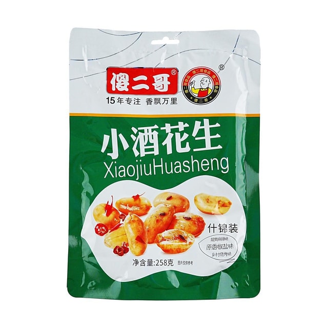 傻二哥小酒花生什锦装258g - 亚米