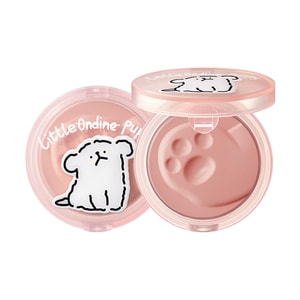 LITTLE ONDINE小奥汀 怦怦腮红膏 哑光自然提肤色多用膏 5.5g #02 啵啵嫩粉 清透嫩粉调 嘭弹面中 饱满显嫩【线条小狗联名款】
