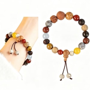 18 Seeds Skewer Multi-Precious Beads Bodhi With box
