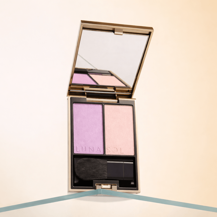 LUNASOL Coloring Glaze Cheek Color, #EX11 Lilac Dream【2025