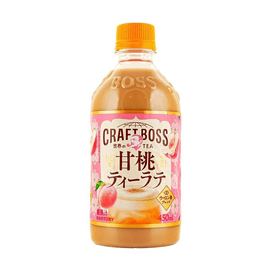 Craft Boss Peach Milk Tea Latte, 15.21 fl oz