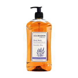 Lavender Aloe Body Wash 25.36 fl oz【Gentle Cleansing】【Plant Essential Oils】