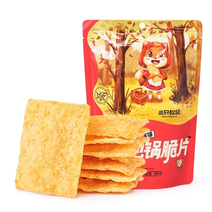 [중국 직배송] 쓰리스쿼럴스 바삭한 감자칩 [매콤한 맛] 85g 인기 간식