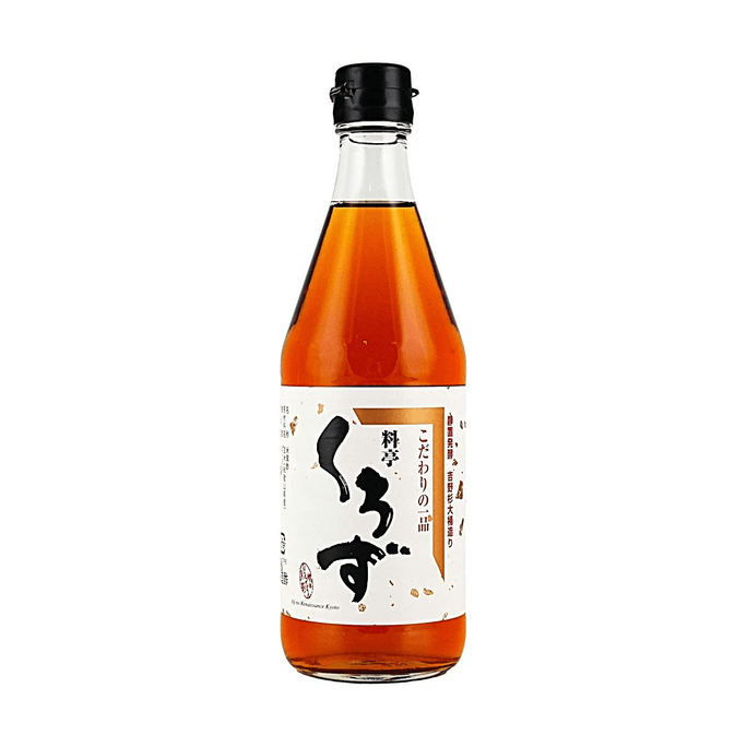 料亭黒酢 - 伝統的な日本料理店の黒酢、500ml 【寿司や冷菜に最適】