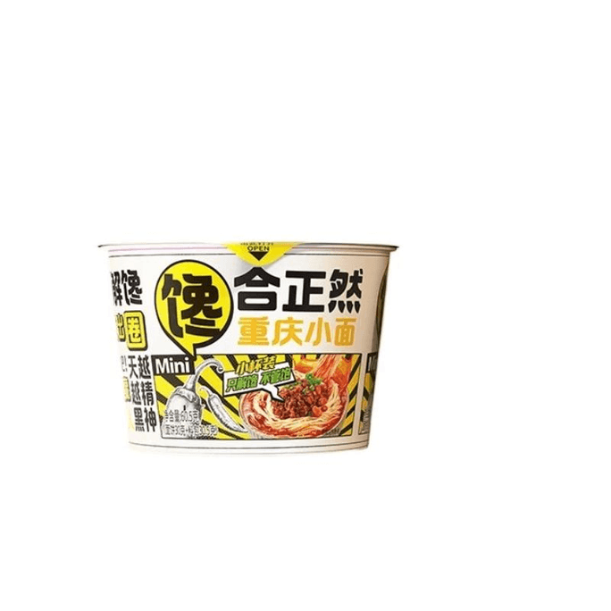 [중국 직송] 허정란 충칭 인스턴트 라면 미니컵 60.5g x 5통