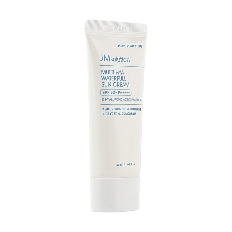 韓國JM SOLUTION肌司研 多重玻尿酸水潤防曬霜 SPF50+ PA++++ 30ml【玻尿酸保濕 水潤防護】 5