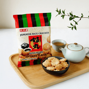 Himemaru Japanese Rice Crackers Soy Sauce Flavor 3.45 oz