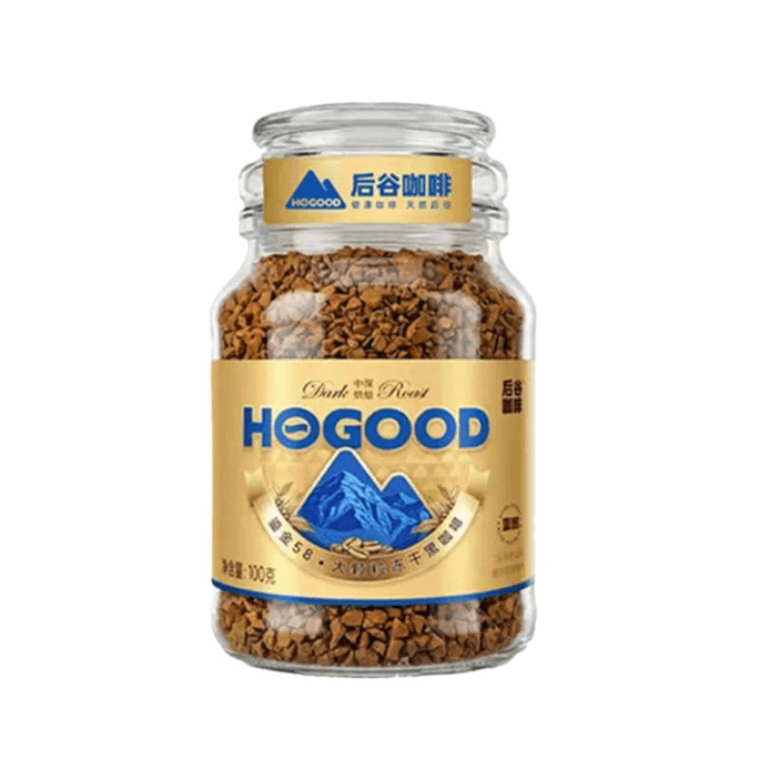 【中国直邮】 美国 中国城超市 中国后谷 中深烘特调款蓝图冻干咖啡 100g*1瓶装