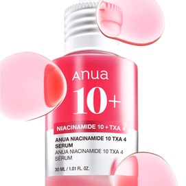 韩国ANUA安宇安 烟酰胺10% + 传明酸4% 淡斑修复精华液 去黑斑 提亮肤色 滋润保湿
