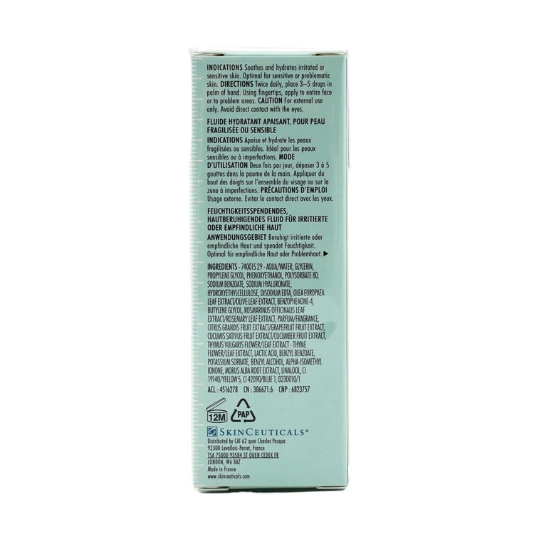 Phyto Corrective Fluid Hydrating, Soothing Fluid For Sensitive Skin, 1.01 fl oz 7