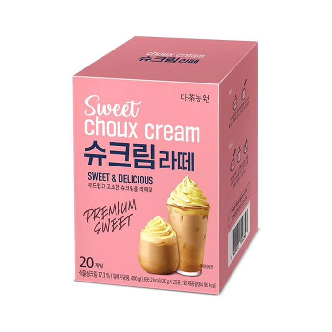 韩国 Danongwon Sweet Choux Cream Latte 奶油拿铁 20p