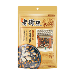 Roasted Melon Seeds Snack, Sweet and Sour Plum Flavor, 7.05 oz