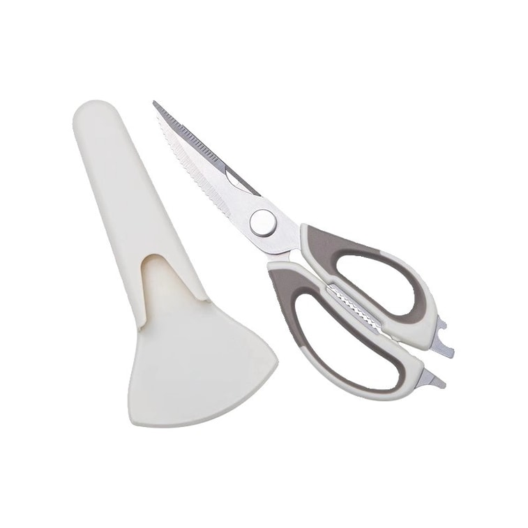 Kitchen Scissors Stainless Steel Multifunctional Household Food Roasting Scissors Chicken Bone Scissors with Bottle Opener Walnut Clip Powerful Scis 5