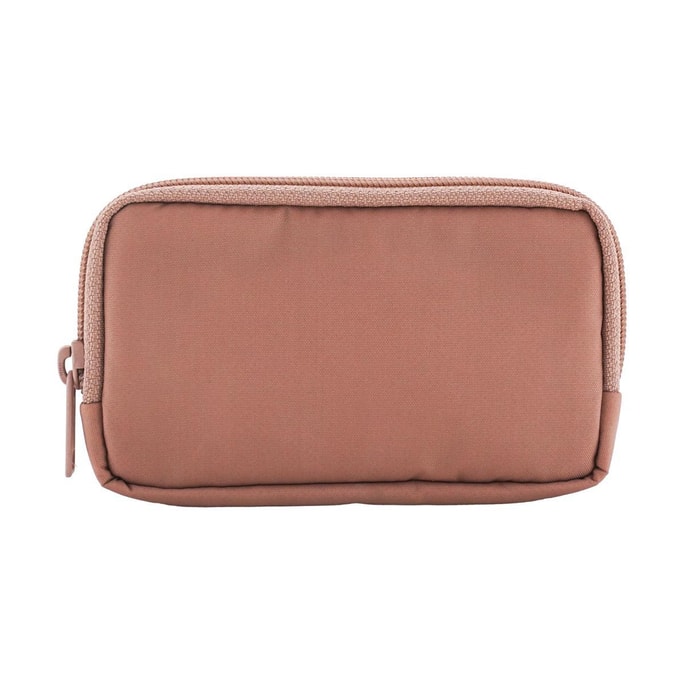 Compact Pouch,  9×14×3.5cm, Pink Beige