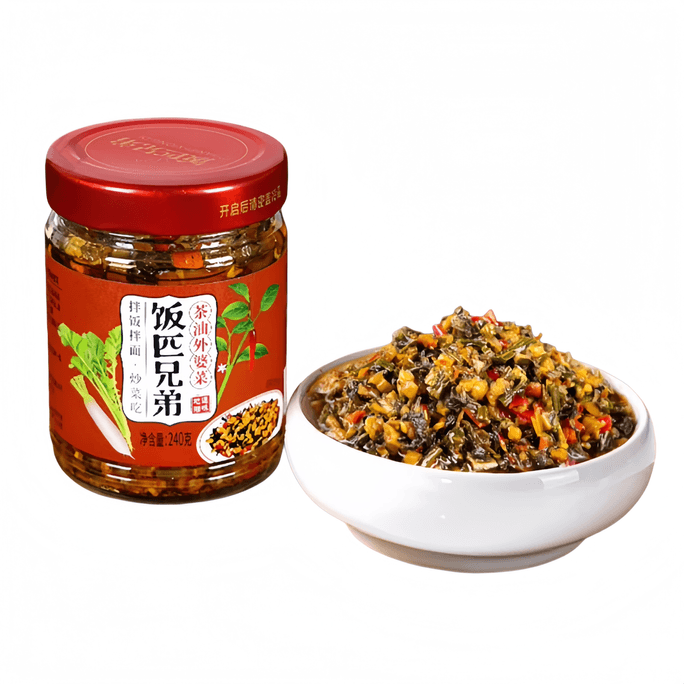 Tea oil; Grandmother's dish; Side dish for rice; Spicy pickles; Zha Cai 240g/bottle