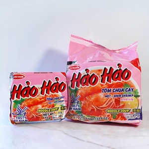 越南ACECOOK HAO HAO好好面 方便面汤面 酸辣虾味 77g*5连包