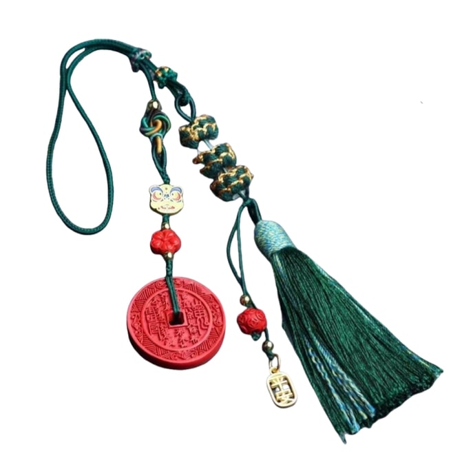 Vehicle-Interior Hanging Decoration With Chinese 'Shan-Gui Hua-Qian