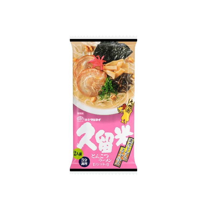 Kurume Japanese Tonkotsu Ramen - 2 Servings, 6.84oz