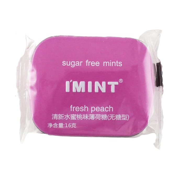 Mint Candy Peach Flavor Sugar Free 0.56 oz