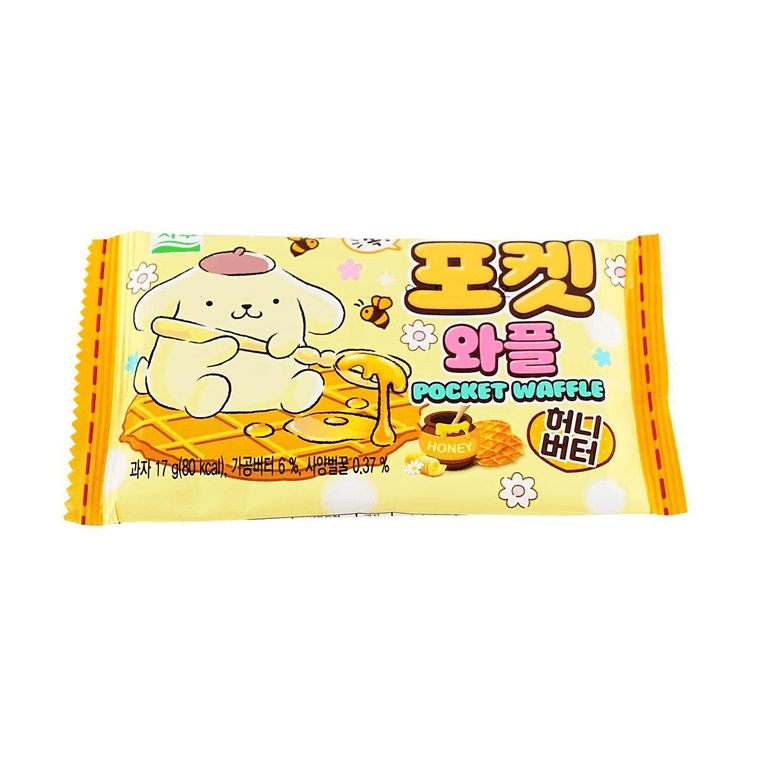 산리오 포켓 와플 비스킷 허니 버터 맛 0.59온스 *5【5팩】 4