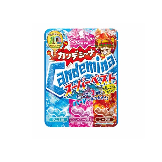 【日本直郵】KANRO甘樂 碳酸飲料汽水軟糖 72g