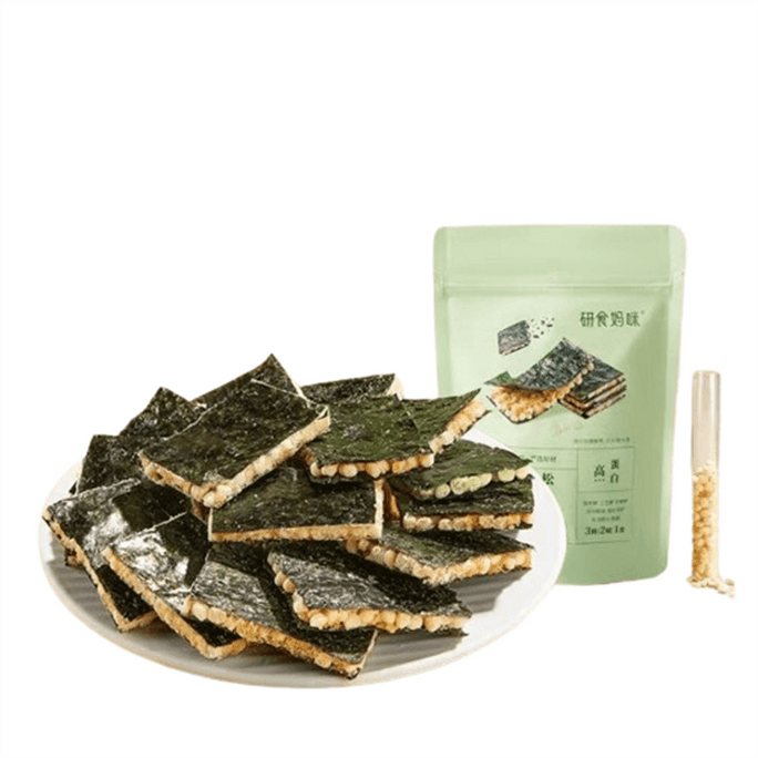 Cheese Meat Floss Seaweed Crispy Sandwich Seaweed Pregnant Women Ready-To-Eat Casual Healthy Snacks 30G/ Bag
