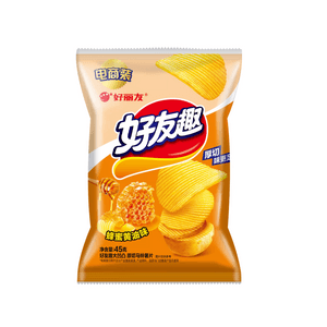 Haoli Friend Fun Potato Chips Honey Butter Flavored Potato Snacks 70g * 5 packs