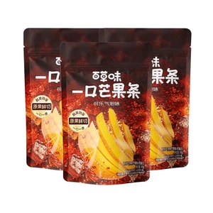 One bite of mango strip 80g * 3 packs of cola bubble flavored mango dried fruit jerky snack
