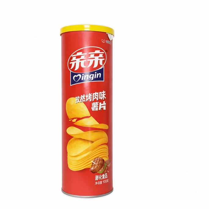 QINQIN CHIPS BBQ FLAVOR 100g