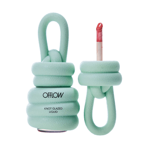 Knot Glazed Liquid W01 Cold Cheeks Hush 0.126 oz 【High-Shine Glassy Finish】【PDRN Hydrating】