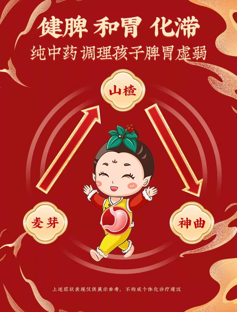 Pediatric Strengthening Spleen Pill  3 grams per pill, 10 pills per box