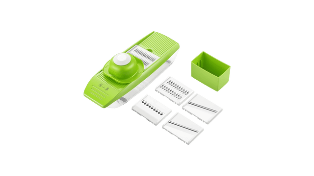 DEBOSHI Mandoline Slicer for Kitchen 4 IN 1 Safe Vegetable Chopper