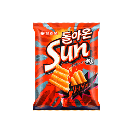 韩国ORION好丽友 SUN太阳 玉米片 大波浪薯片 辣味 135g