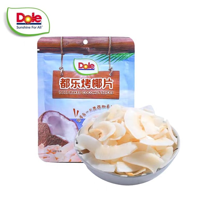 [중국 직배송] 돌 로스티드 코코넛 칩, 인도네시아산, 사무실 간식, 건과일, 30g*3봉지