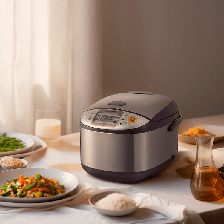 Rice Cooker 1.3 QT One Touch Operation Perfect for Cooking Rice