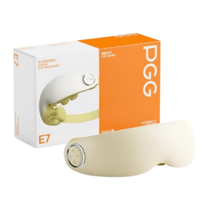 【中国直邮】 PGG 眼部按摩仪护眼仪润眼缓解疲劳干眼症蒸汽雾化热敷 E7-月牙黄 1个装