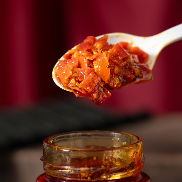 Piniang Guizhou-Style Chili Sauce Classic Minsed Garlic Chili Flavor 218g Bottle The Ultimate Rice-Accompaniment 3