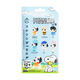 日本NANOBLOCK PEANUTS 微型拼裝積木 擺飾3d立體 史努比 盲盒 V2