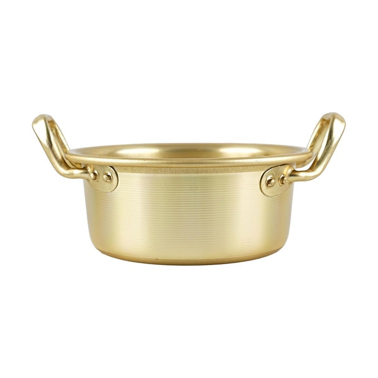 韓式泡麵碗泡麵鍋 雙耳煮鍋黃鋁鍋 16cm 韓國製造 5