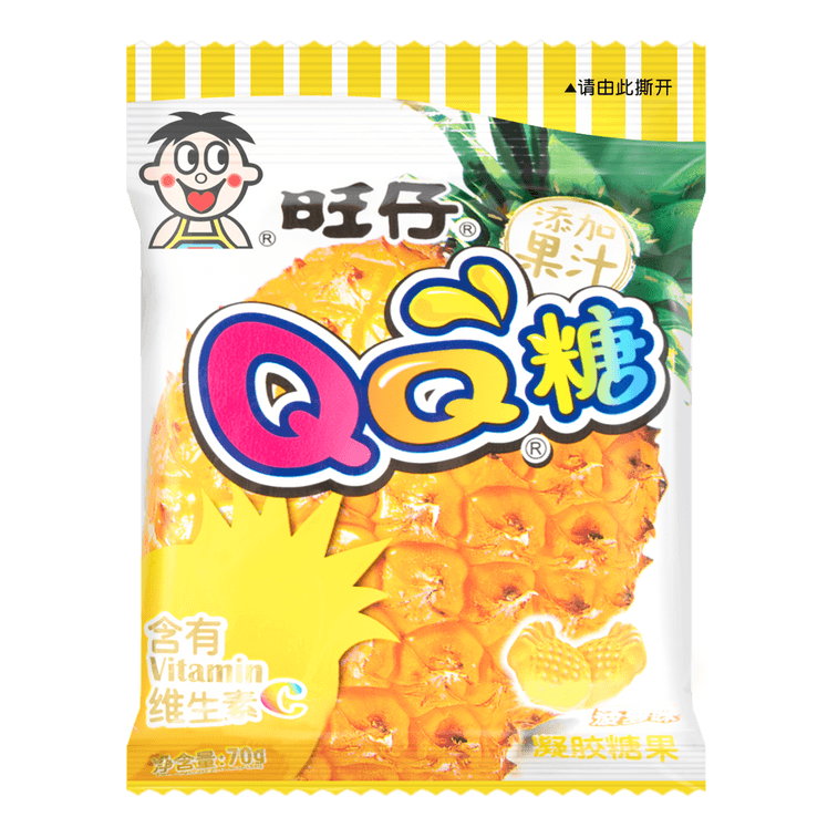 QQ ソフトキャンディ パイナップル味 70g 6