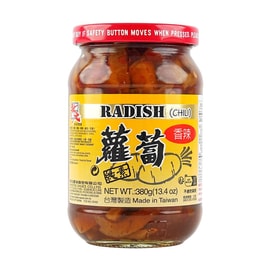 台灣狀元 辣蘿蔔 醬菜 380g