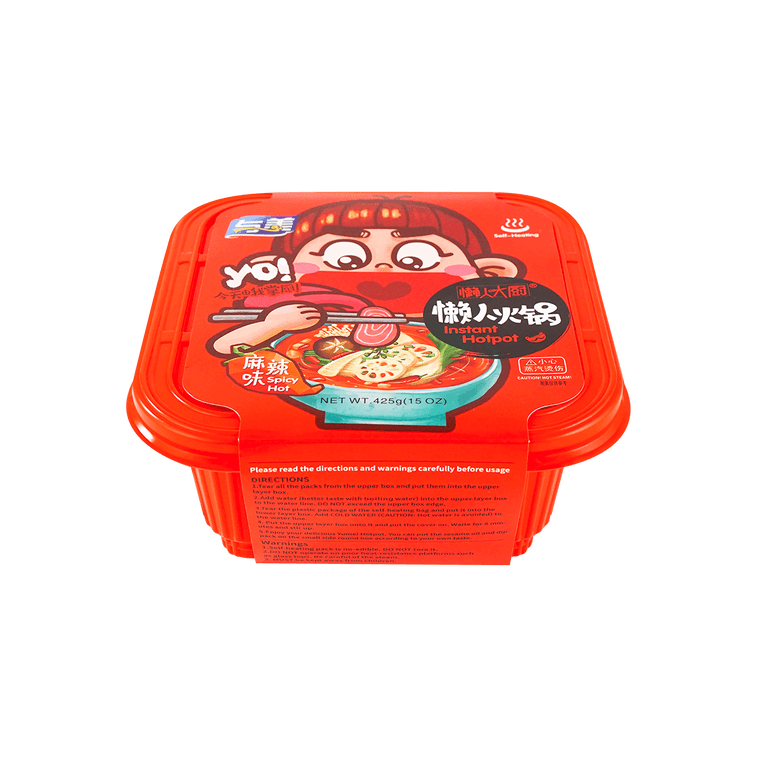YUMEI SelfHeating Instant Hot Pot Spicy Flavor, 15oz Yami