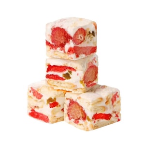 【中国直邮】  蜀风雅香 思华梦 草莓羊奶芙 手工雪花酥 草莓羊奶芙 250g*袋