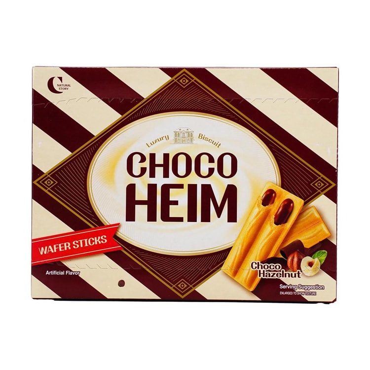 CROWN Choco Heim, Chocolate Cream Wafers With Hazelnuts,10.02 oz