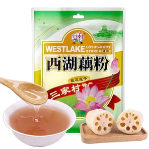 West Lake Lotus Root Starch Old Brand Authentic Osmanthus Lotus Seed Sweetened Version, Includes Small Packs, Hangzhou Specialty, Instant Classic 350g*Bag