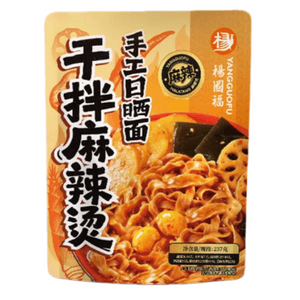 【中国直邮】 杨国福 正宗东北老式麻辣烫干拌麻辣烫夜宵速食自煮237g*1袋