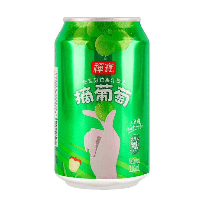 禅宝 葡萄果粒果汁 310ml 【超大果粒 cctv央视展播品牌】