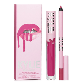 香港直送】Kylie Cosmetics カイリー ジェンナー マット リップ キット: マット リキッド リップスティック 3ml + リップ  ライナー 1.1g - #700 ベア 2個 - Yami